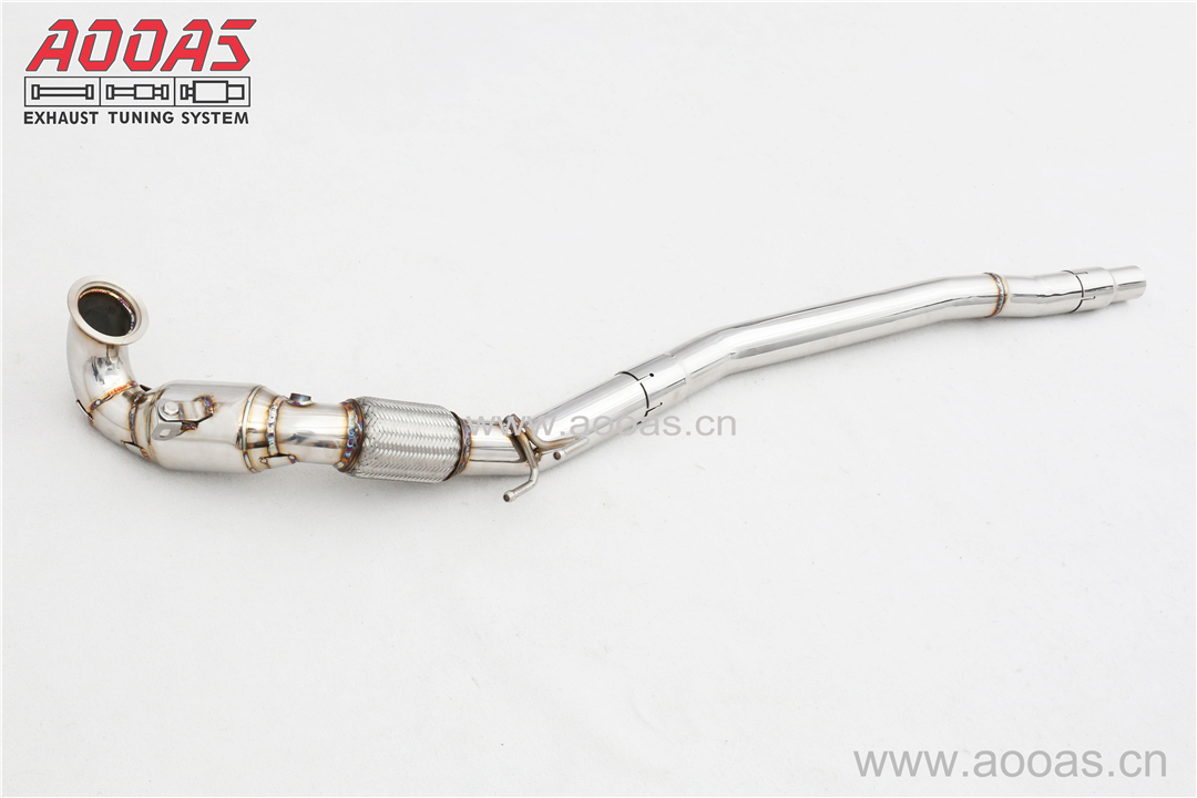 Volkswagen Golf 7.5R 2.0T All SS304 / Cat (With Cat) Downpipe